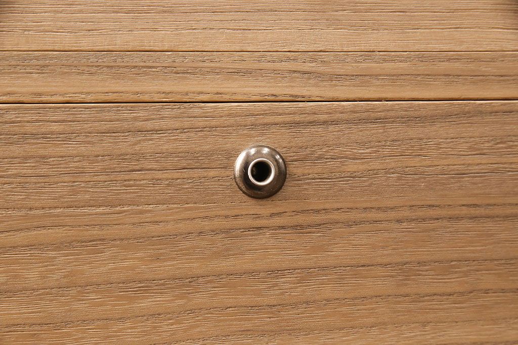 桐箪笥の見た目を変えずに綺麗にリペア!房の交換。木地色・蜜蝋ワックス仕上げ。(収納箪笥、整理箪笥、衣装箪笥、着物箪笥、和タンス、桐たんす)