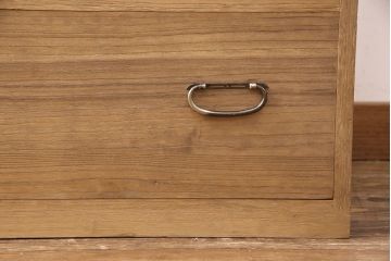 桐箪笥の見た目を変えずに綺麗にリペア!房の交換。木地色・蜜蝋ワックス仕上げ。(収納箪笥、整理箪笥、衣装箪笥、着物箪笥、和タンス、桐たんす)