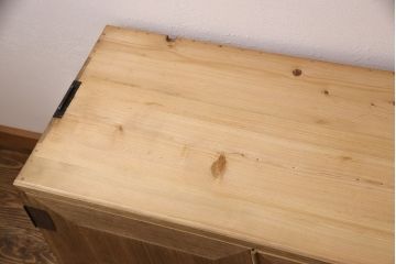 桐箪笥の見た目を変えずに綺麗にリペア!房の交換。木地色・蜜蝋ワックス仕上げ。(収納箪笥、整理箪笥、衣装箪笥、着物箪笥、和タンス、桐たんす)