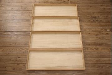 総桐箪笥をリペア&カスタム!三段重ねから中・下段のみの仕様に変更。中段上部の金具を取り外し、穴埋め加工。砥粉仕上げ。(衣装箪笥、着物箪笥、和タンス、桐たんす)