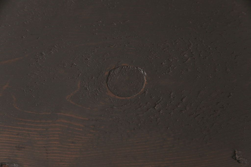 明治大正期の木製戸棚をリペア&カスタム!取り外し可能な棚板を新たに作成し、2段から3段の仕様へ変更。1トーン落ち着いた色味に着色し仕上げ。(収納棚、キャビネット)