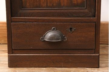 小物収納箱の見た目を変えずに綺麗にリペア!1トーン落ち着いた色味に着色し仕上げ。(書棚、本箱、小引き出し、収納棚)