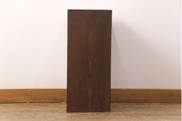 小物収納箱の見た目を変えずに綺麗にリペア!1トーン落ち着いた色味に着色し仕上げ。(書棚、本箱、小引き出し、収納棚)