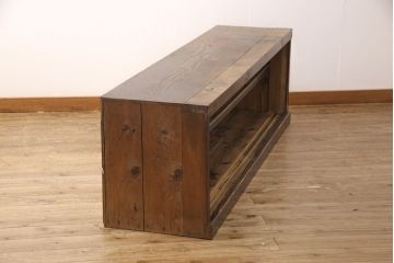 ローボードの見た目を変えずに綺麗にリペア!クリアワックス仕上げ。(テレビ台、テレビボード、収納棚)