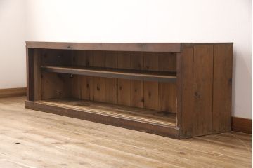 ローボードの見た目を変えずに綺麗にリペア!クリアワックス仕上げ。(テレビ台、テレビボード、収納棚)