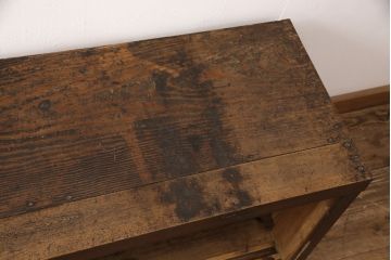 ローボードの見た目を変えずに綺麗にリペア!クリアワックス仕上げ。(テレビ台、テレビボード、収納棚)