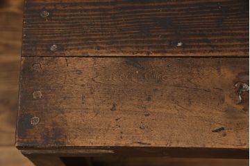 ローボードの見た目を変えずに綺麗にリペア!クリアワックス仕上げ。(テレビ台、テレビボード、収納棚)