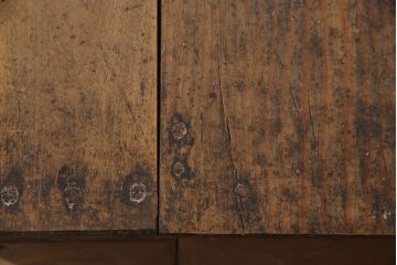 ローボードの見た目を変えずに綺麗にリペア!クリアワックス仕上げ。(テレビ台、テレビボード、収納棚)