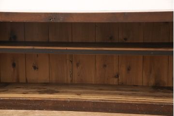 ローボードの見た目を変えずに綺麗にリペア!クリアワックス仕上げ。(テレビ台、テレビボード、収納棚)