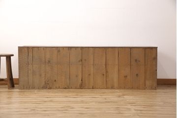 ローボードの見た目を変えずに綺麗にリペア!クリアワックス仕上げ。(テレビ台、テレビボード、収納棚)