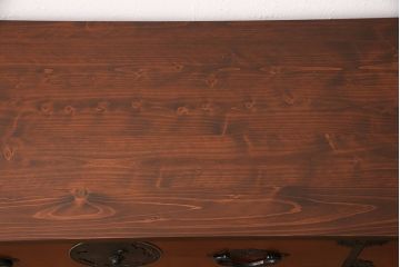 明治期の時代箪笥をリペア&カスタム!天板を取り付け、現状に近しい色味に着色し仕上げ。(和箪笥、和たんす、収納棚、戸棚、ローボード、テレビ台)