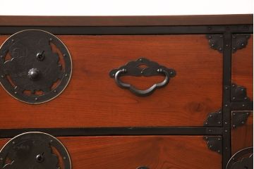 明治期の時代箪笥をリペア&カスタム!天板を取り付け、現状に近しい色味に着色し仕上げ。(和箪笥、和たんす、収納棚、戸棚、ローボード、テレビ台)