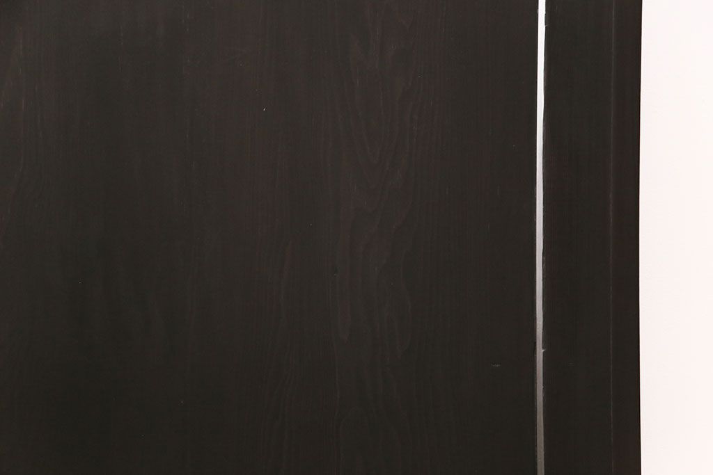 明治大正期の蔵戸をリペア&カスタム!戸車、鍵、裏面に葵引手を取り付け。新たに戸枠を製作。濃い茶色の色味に着色し、外部塗装仕上げ。(引き戸、玄関戸、建具)