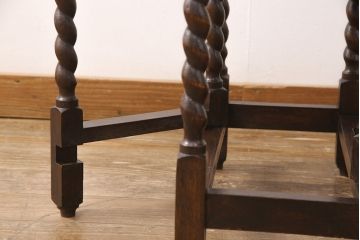イギリスアンティークのバタフライテーブルをリペア&カスタム!脚をカットし、ご希望の高さにリサイズ。(エクステンションテーブル、ダイニングテーブル)