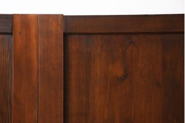 帯戸4枚をリペア&カスタム!設置場所に合わせて幅をリサイズ。Vレール用戸車加工。(引き戸、板戸、建具)