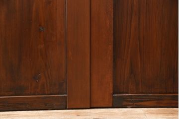 帯戸4枚をリペア&カスタム!設置場所に合わせて幅をリサイズ。Vレール用戸車加工。(引き戸、板戸、建具)