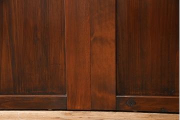 帯戸4枚をリペア&カスタム!設置場所に合わせて幅をリサイズ。Vレール用戸車加工。(引き戸、板戸、建具)