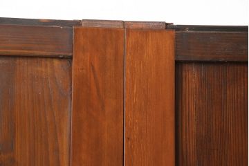 帯戸4枚をリペア&カスタム!設置場所に合わせて幅をリサイズ。Vレール用戸車加工。(引き戸、板戸、建具)