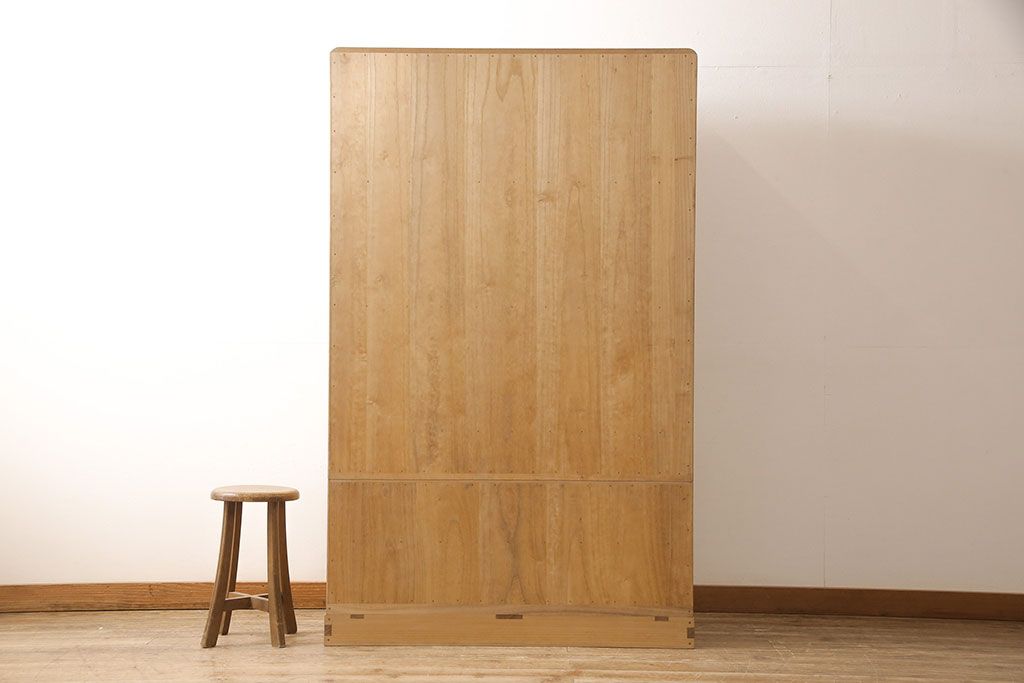 加茂総桐箪笥の見た目を変えずに綺麗にリペア!木地色仕上げ。(桐たんす、和タンス、衣装箪笥、着物箪笥、整理箪笥)