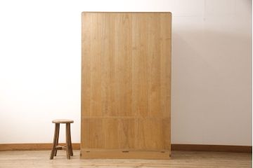 加茂総桐箪笥の見た目を変えずに綺麗にリペア!木地色仕上げ。(桐たんす、和タンス、衣装箪笥、着物箪笥、整理箪笥)