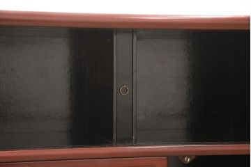 小箪笥をリペア&カスタム!木製脚を取り付け、背面に配線用穴あけ加工。(和タンス、収納棚、戸棚、サイドボード、引き出し4杯)