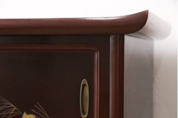 小箪笥をリペア&カスタム!木製脚を取り付け、背面に配線用穴あけ加工。(和タンス、収納棚、戸棚、サイドボード、引き出し4杯)