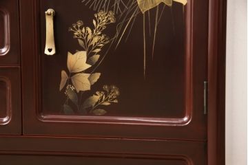 小箪笥をリペア&カスタム!木製脚を取り付け、背面に配線用穴あけ加工。(和タンス、収納棚、戸棚、サイドボード、引き出し4杯)