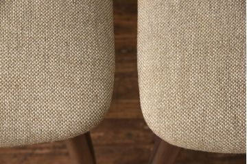 北欧ヴィンテージのダイニングチェア2脚の見た目を変えずに綺麗にリペア!(椅子、イス、ビンテージ)