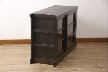 アンティーク水屋箪笥をリペア&カスタム!棚板と棚受けを追加し取っ手を交換。天板を内側から補強。(サイドボード、サイドキャビネット、収納棚)