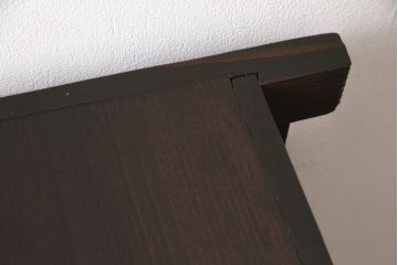 アンティーク水屋箪笥をリペア&カスタム!棚板と棚受けを追加し取っ手を交換。天板を内側から補強。(サイドボード、サイドキャビネット、収納棚)