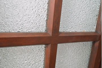 両開き扉をリペア&カスタム!リサイズし、蝶番を取り付け。三方枠を製作。(建具、ガラス扉)