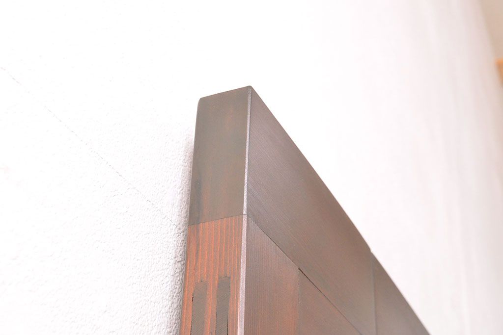 両開き扉をリペア&カスタム!リサイズし、蝶番を取り付け。三方枠を製作。(建具、ガラス扉)