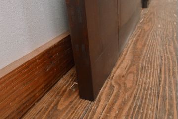 両開き扉をリペア&カスタム!リサイズし、蝶番を取り付け。三方枠を製作。(建具、ガラス扉)