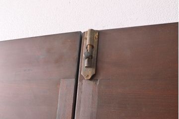 両開き扉をリペア&カスタム!リサイズし、蝶番を取り付け。三方枠を製作。(建具、ガラス扉)