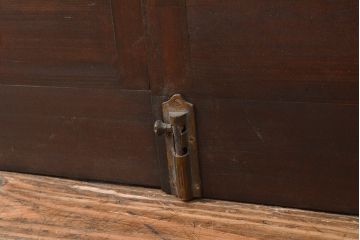 両開き扉をリペア&カスタム!リサイズし、蝶番を取り付け。三方枠を製作。(建具、ガラス扉)