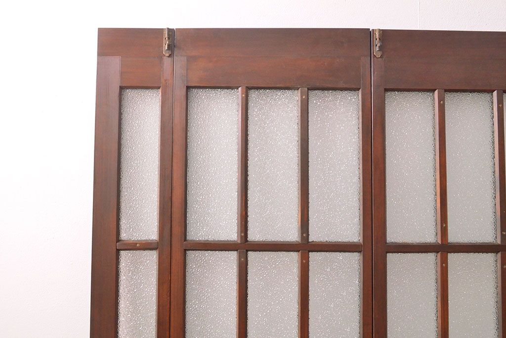 両開き扉をリペア&カスタム!リサイズし、蝶番を取り付け。三方枠を製作。(建具、ガラス扉)