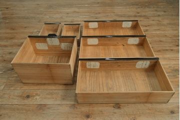 アンティーク庄内箪笥をリペア&カスタム!木製脚を取り付け。(引き出し、チェスト、時代箪笥)