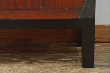 アンティーク庄内箪笥をリペア&カスタム!木製脚を取り付け。(引き出し、チェスト、時代箪笥)