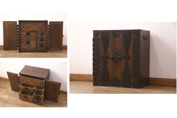 総桐帳場箪笥をリペア&カスタム!高品質リペアを施し、鍵を新規製作。(桐たんす、三国箪笥、時代箪笥)