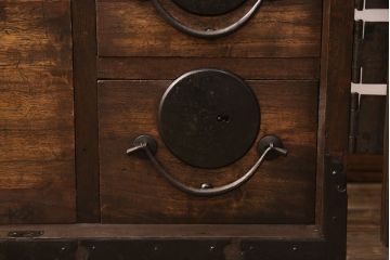 総桐帳場箪笥をリペア&カスタム!高品質リペアを施し、鍵を新規製作。(桐たんす、三国箪笥、時代箪笥)