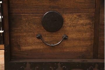 総桐帳場箪笥をリペア&カスタム!高品質リペアを施し、鍵を新規製作。(桐たんす、三国箪笥、時代箪笥)