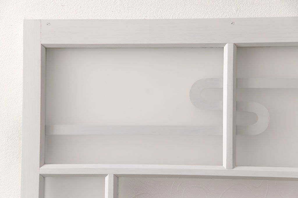 アンティークのガラス扉をリペア&カスタム!幅をリサイズ。(建具、ガラスドア、木製ドア)