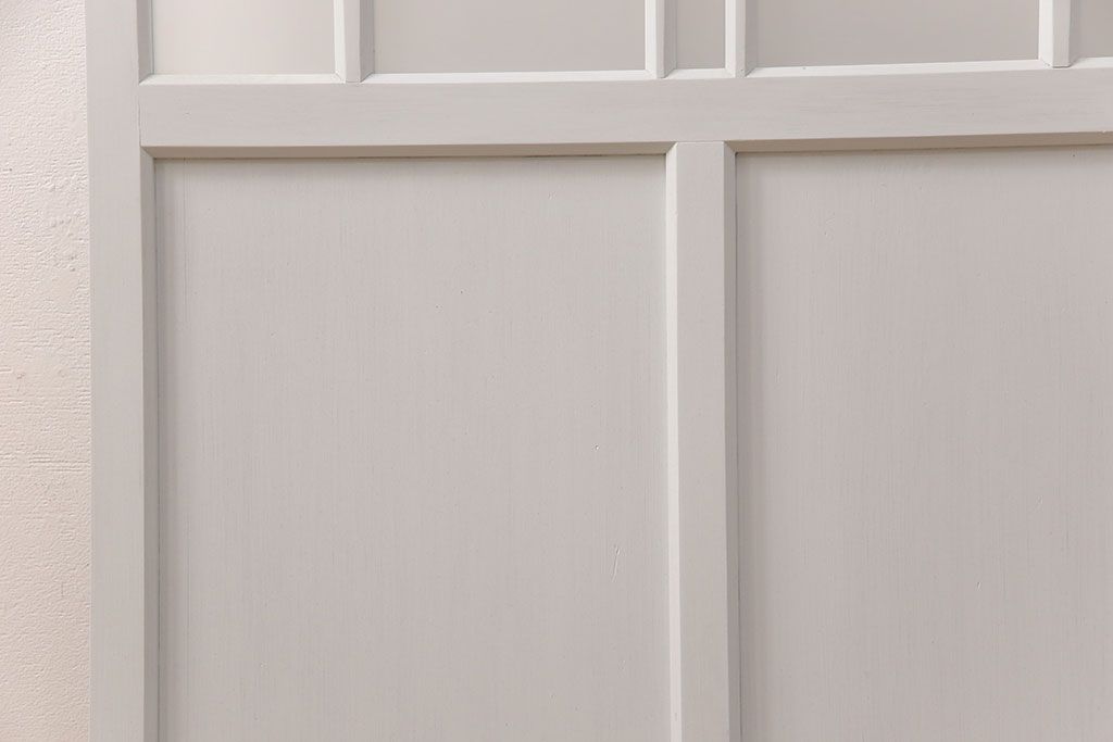 アンティークのガラス扉をリペア&カスタム!幅をリサイズ。(建具、ガラスドア、木製ドア)