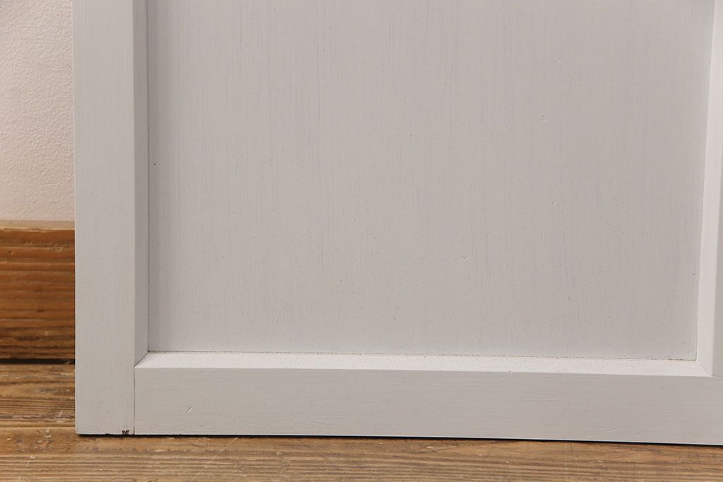 アンティークのガラス扉をリペア&カスタム!幅をリサイズ。(建具、ガラスドア、木製ドア)