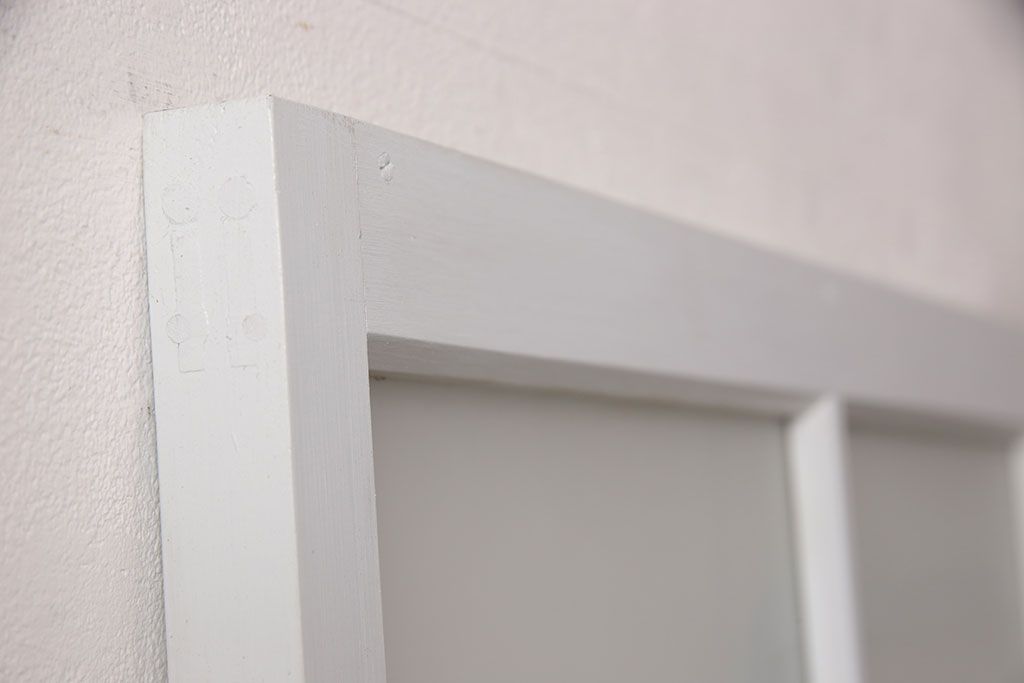 アンティークのガラス扉をリペア&カスタム!幅をリサイズ。(建具、ガラスドア、木製ドア)