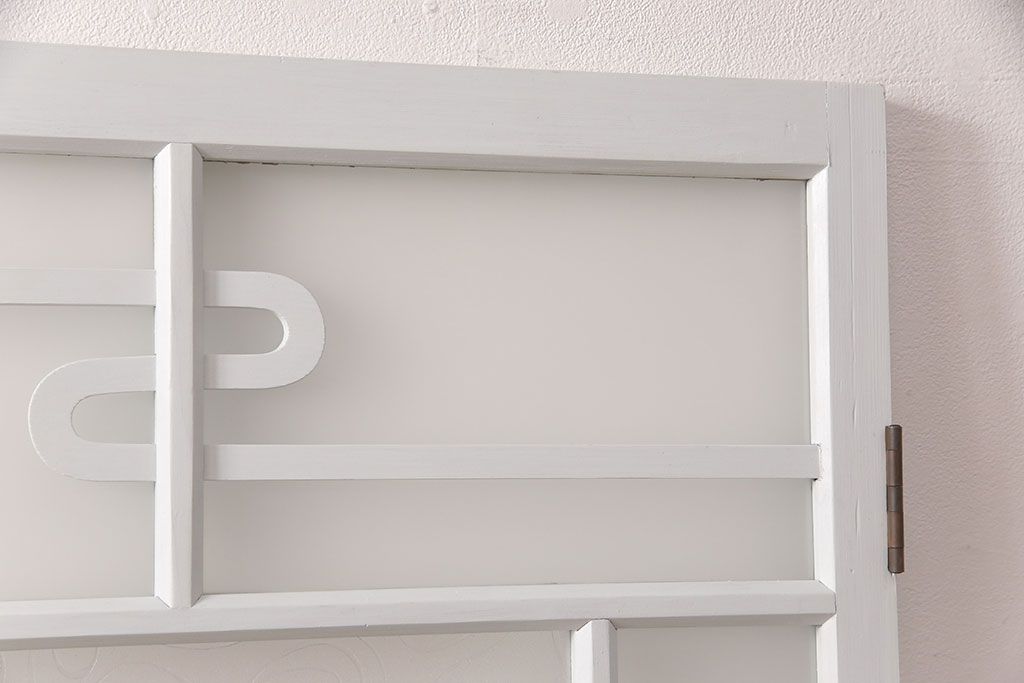 アンティークのガラス扉をリペア&カスタム!幅をリサイズ。(建具、ガラスドア、木製ドア)