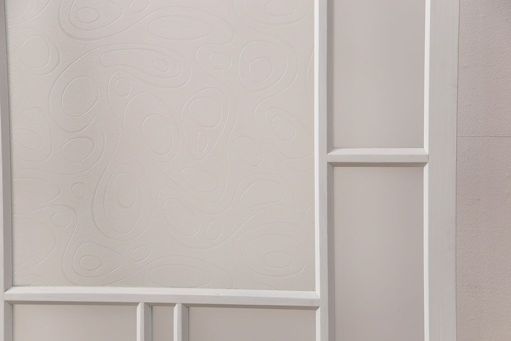 アンティークのガラス扉をリペア&カスタム!幅をリサイズ。(建具、ガラスドア、木製ドア)