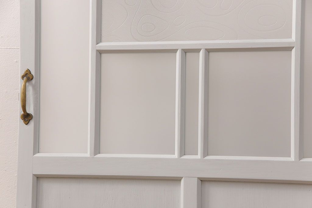 アンティークのガラス扉をリペア&カスタム!幅をリサイズ。(建具、ガラスドア、木製ドア)