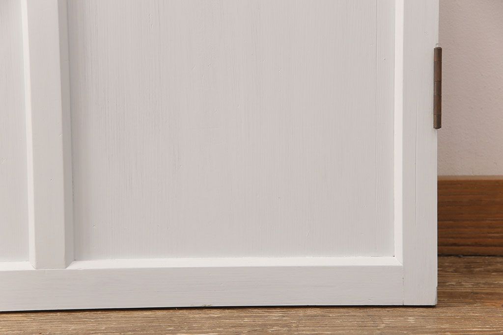 アンティークのガラス扉をリペア&カスタム!幅をリサイズ。(建具、ガラスドア、木製ドア)