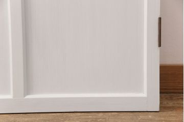 アンティークのガラス扉をリペア&カスタム!幅をリサイズ。(建具、ガラスドア、木製ドア)